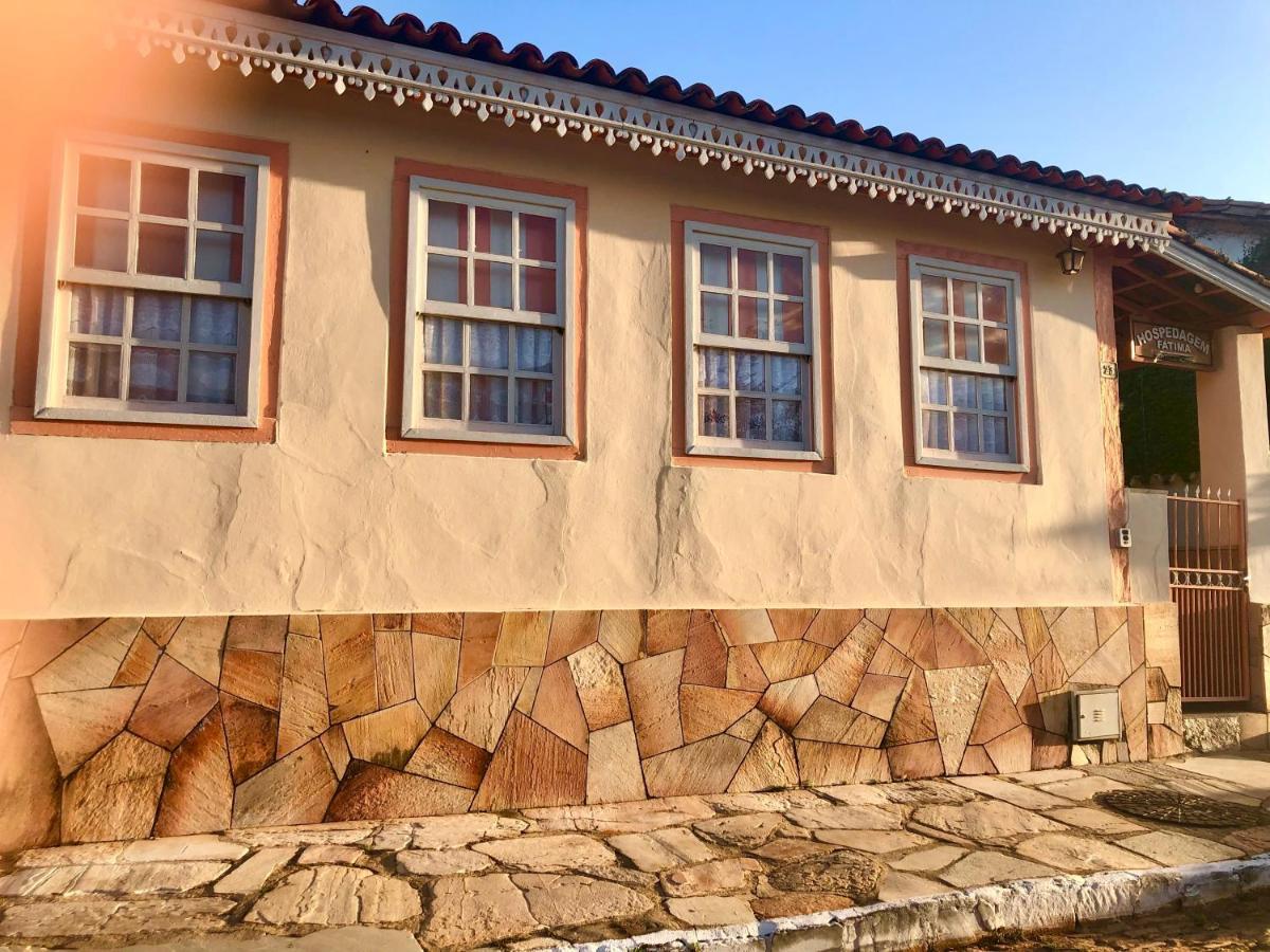 Hospedagem Fatima Hotel Pirenopolis Bagian luar foto